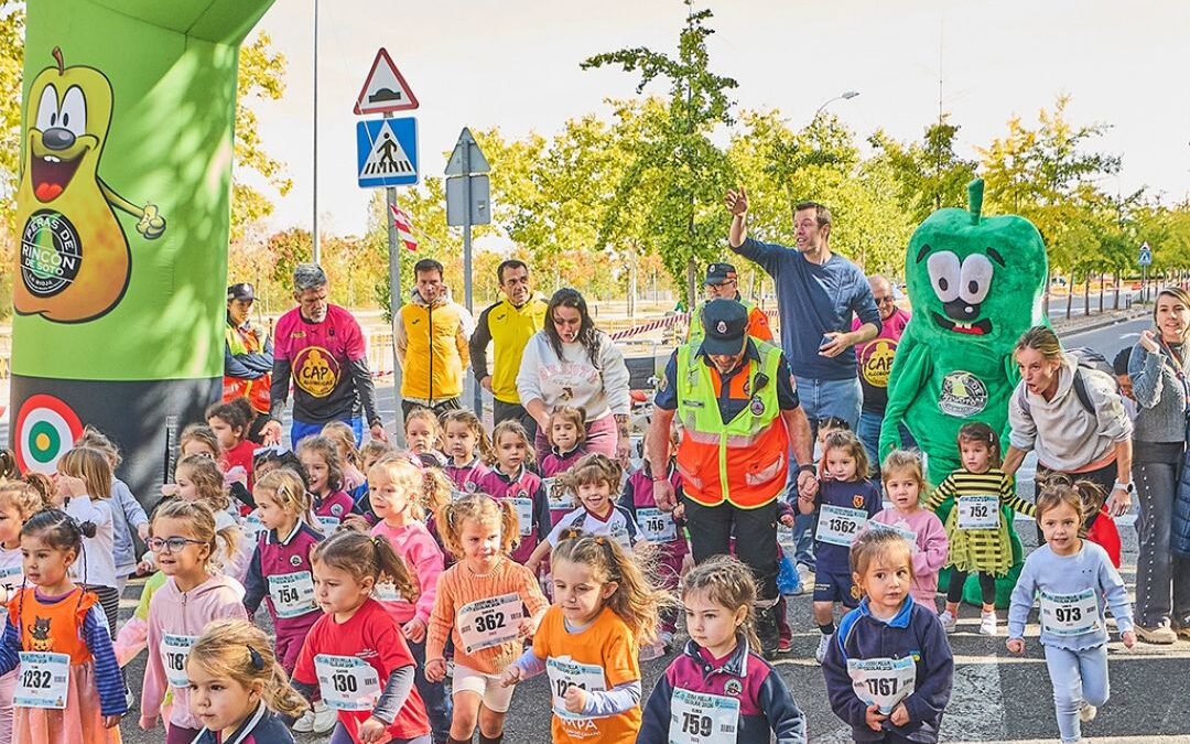 Cerca de 1.400 escolares participan en la Milla Escolar de Alcobendas con Peras de Rincón de Soto
